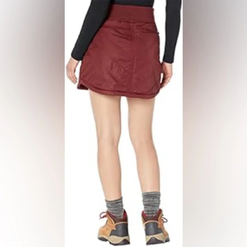 prAna Esla Full Zip Skirt Maroon Red NEW Medium - Picture 7 of 7